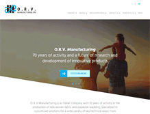 Tablet Screenshot of orvmanufacturing.com